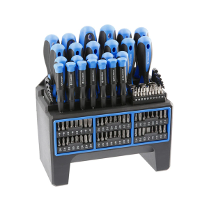 Högert Set odvijača krstasti/ravni/torx/precizni, set bitova, 114-dijelni, na plastičnom stalku, S2