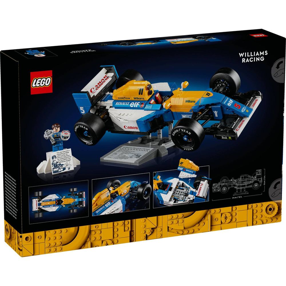 LEGO 10353 Williams Racing Fw14B & Nigel Mansell slika 10