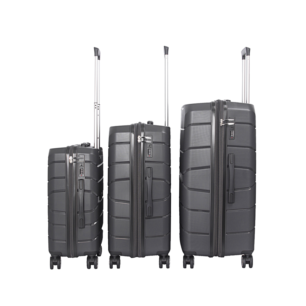 Kofer Adria - Set od tri komada, Tamno sivi slika 2