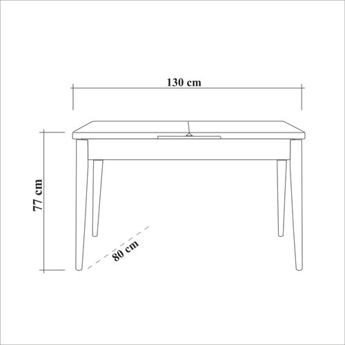 Vina Atlantic Green Atlantic Pine
Green Extendable Dining Table & Chairs Set (5 Pieces) slika 15