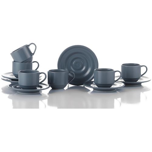 Hermia Concept Set šalica za kavu (12 komada), Siva, PTN12KTM0003 slika 2