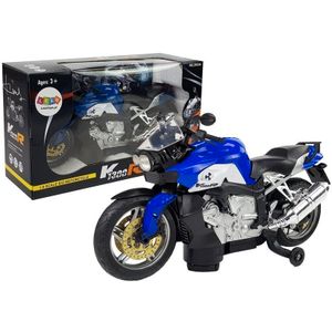 Motorcycle Blue Battery Powered