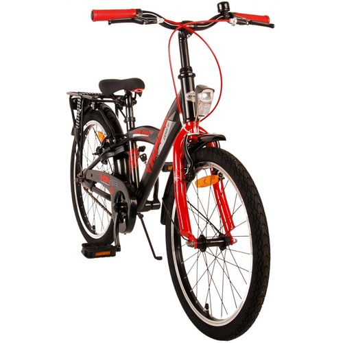 Volare Thombike 20" dječji bicikl s dvije ručne kočnice crno-crveni slika 10