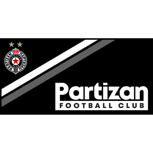 STEFAN peškir za plažu Partizan - football club