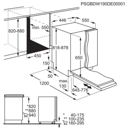 AEG ugradbena perilica posuđa FSE62417P  slika 10