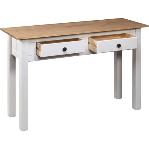 Konzolni stol od borovine bijeli 110x40x72 cm asortiman Panama slika 6