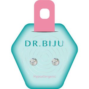 Dr.Biju minđuše 5.3mm providne krug DXI53C001