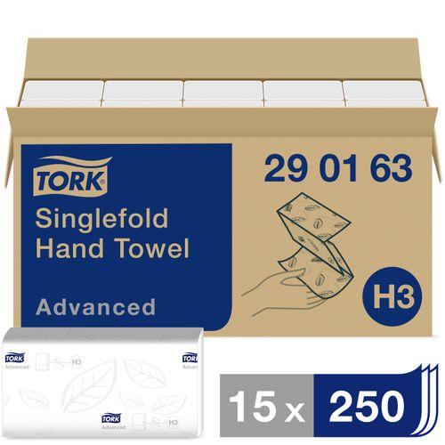 TORK 290163 Zickzack Advanced papirnati ručnici (D x Š) 23 cm x 25 cm bijela 15 x 250 listova/paket  3750 St. slika 6