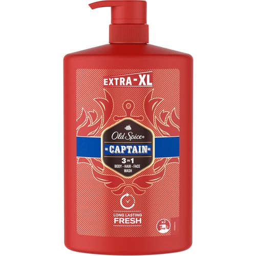 Old spice gel za tuširanje i šampon captain XL 1000ml slika 1