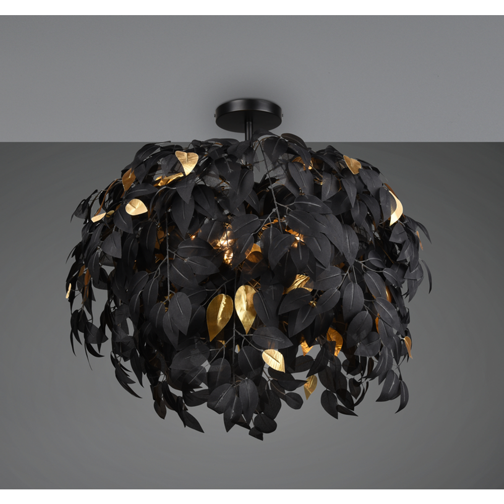 LEAVY luster BLACK MAT-GOLD 3XE14 slika 2