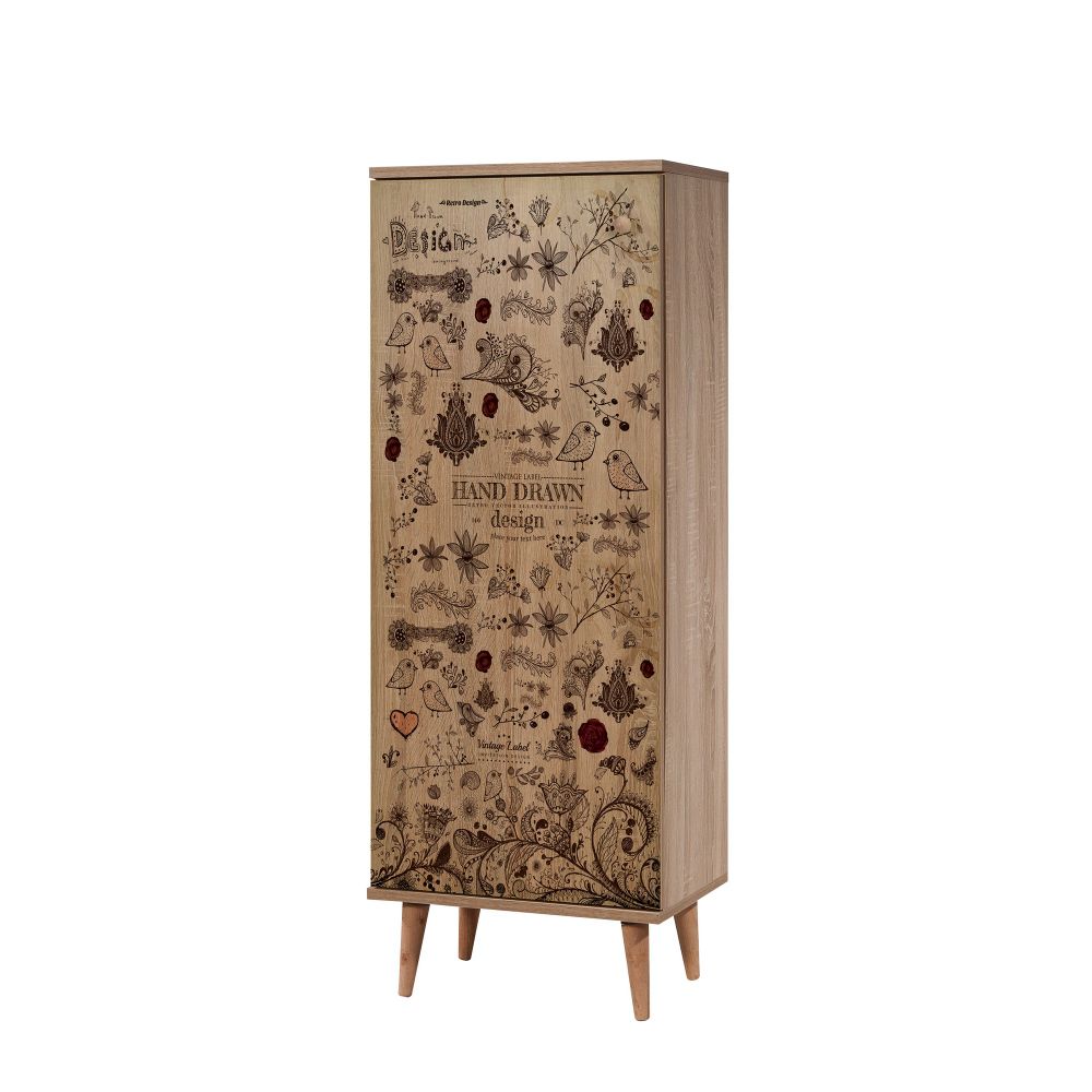 Filinta-731 Sonoma Oak Ormar za Cipele slika 4