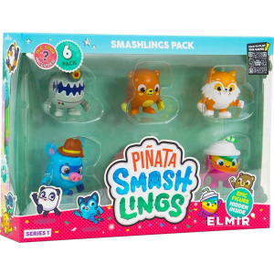 Pinata Smashlings : SMASHLINGS - S1 FIGURICE DELUXE BOX 6PK - sort