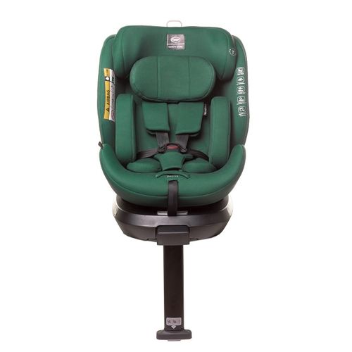 4BABY autosjedalica I-Size (40-150 cm) Enzo-fix dark green slika 2