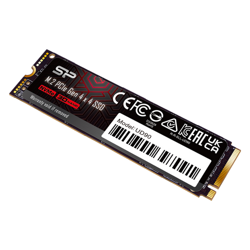 Silicon Power SP01KGBP44UD9005 M.2 NVMe 1TB SSD, UD90, PCIe Gen 4x4, 3D NAND, Read up to 5,000 MB/s, Write up to 4,800 MB/s (single sided), 2280 slika 1