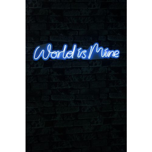 Wallity Ukrasna plastična LED rasvjeta, World is Mine - Blue slika 2