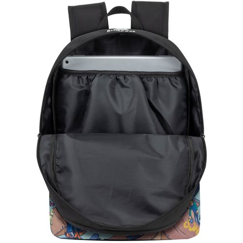 Ruksak RivaCase Agora 5420 black Urban Print backpack "Skaters", 12L slika 10