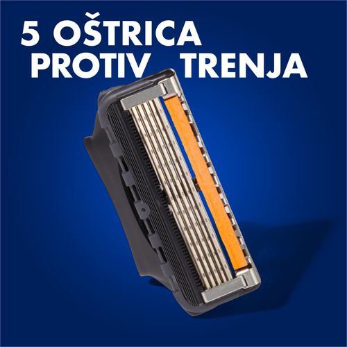 Gillette Proglide sistemski brijač + dopuna + Fusion Sensitive gel 200ml sa neseserom  slika 5