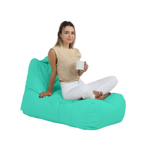 Atelier Del Sofa Vreća za sjedenje, Trendy Comfort Bed Pouf - Turquoise slika 7