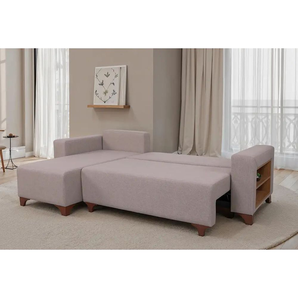 Ugaona Sofa Tloft Mini - boja: krem slika 3