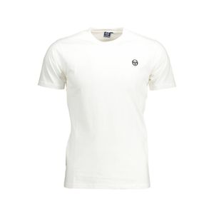 SERGIO TACCHINI WHITE MEN'S SHORT SLEEVE T-SHIRT