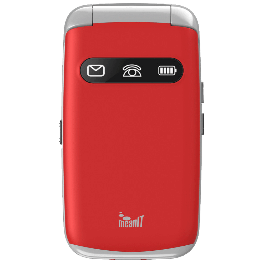 MeanIT Telefon mobilni, 2.8" ekran, Dual SIM, SOS tipka - SENIOR FLIP MAX Red slika 3