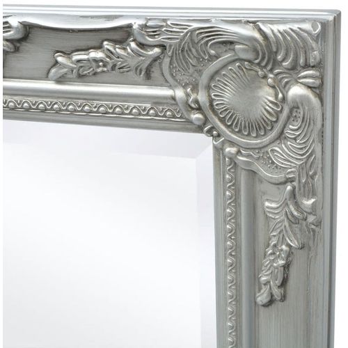 Zidno Ogledalo Barokni stil 100x50 cm Srebrna boja slika 22