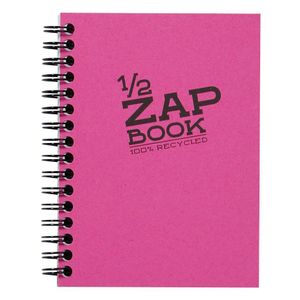 Clairefontaine Demi Zap book A6 80gr 80L, mix boja, spiralni uvez, 100% reciklirani papir