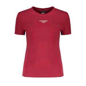 TOMMY HILFIGER WOMEN'S SHORT SLEEVE T-SHIRT RED