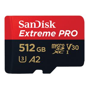 Memorijska kartica SANDISK Extreme Pro microSDXC 512GB+Adp, SDSQXCD-512G-GN6MA