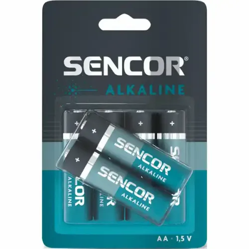 Baterija Sencor LR06 AA 4+2BP Alkalne 1/6 slika 1