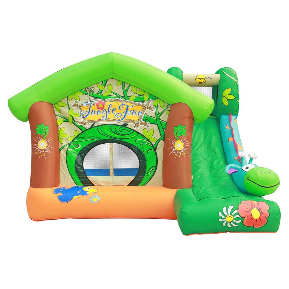 Happy Hop Igraonica na naduvavanje Giraffe Jungle Fun, 350x340x245cm  slika 4