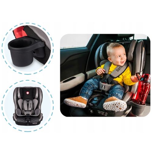 Lionelo autosjedalica Adriaan, ISOFIX, 9-36Kg, siva 2, 5g jamstva slika 4