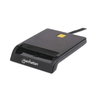 USB smart card reader Manhattan 102049, black