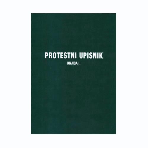 II-484 PROTESTNI UPISNIK (Obrazac 1); Knjiga 2 x 50 listova, 29,5 x 42 cm slika 2