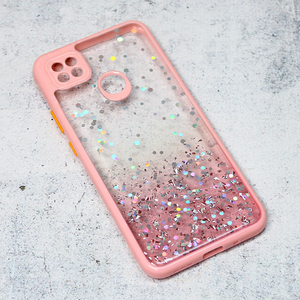 Torbica Frame Glitter za Xiaomi Redmi 10A roze