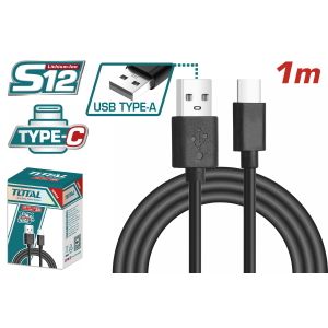 TOTAL Kabal USB na tip C,dužina 1m TIUCC01