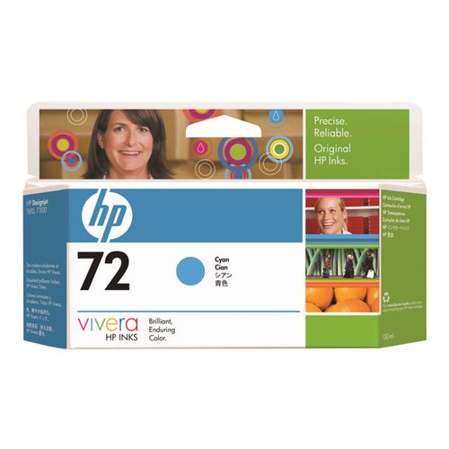 HP 72 ink cyan Vivera 130ml C9371A slika 1