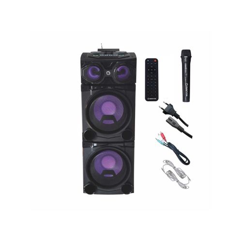 MANTA karaoke, 100W, modularne, FM, BT, USB, SD, bež mik, daljinsk, crni SPK5520 slika 2