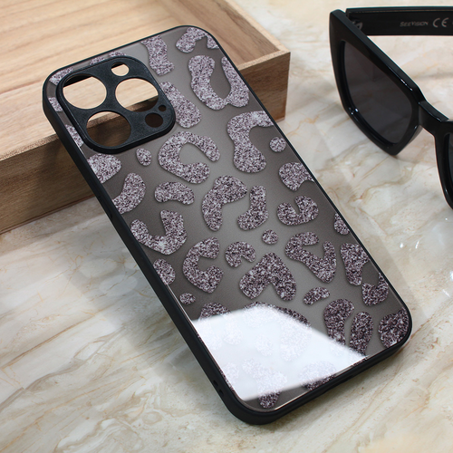 Maska Shiny glass za iPhone 13 Pro Max 6.7 siva slika 1