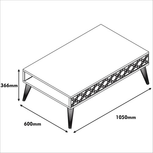 City - Walnut, Chalcedony Walnut
Chalcedony Coffee Table slika 4