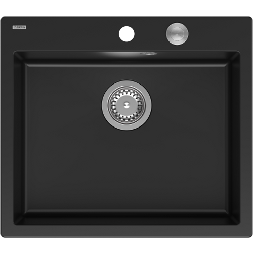 Quadron sudoper MORGAN 110 čisto crna/čelik s daljinskim upravljanjem slika 1