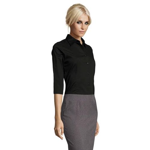 EFFECT ženska košulja sa 3/4 rukavima - Crna, XL  slika 2