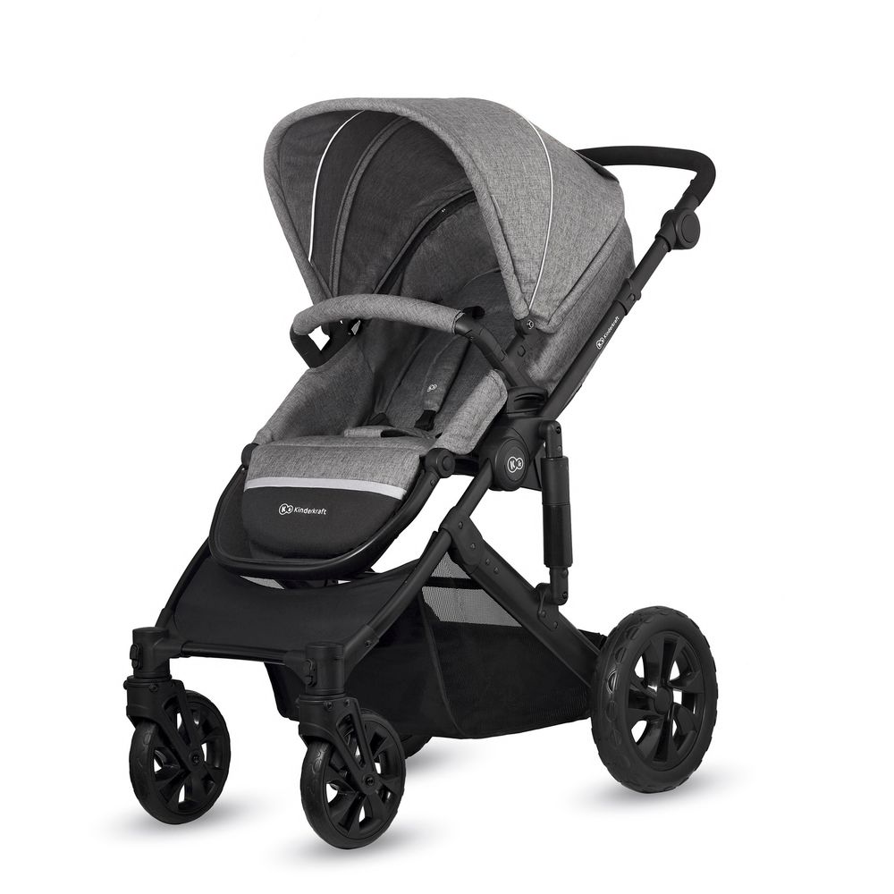 Kinderkraft kolica Prime Lite 3u1, siva slika 6