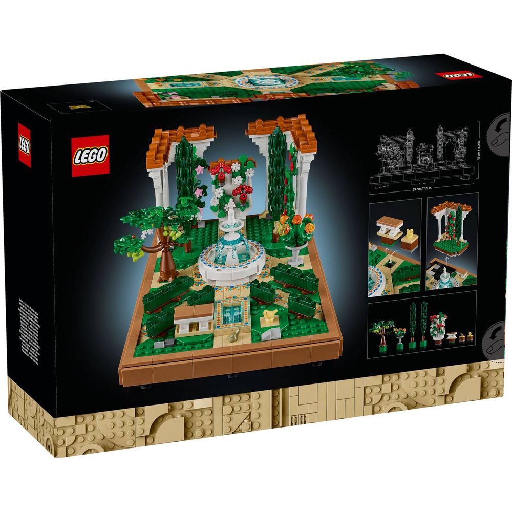LEGO 10359 Vrt sa fontanom slika 11