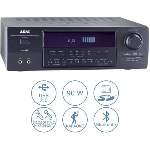 Akai radio pojačalo s Bluetoothom AS110RA-320 slika 7