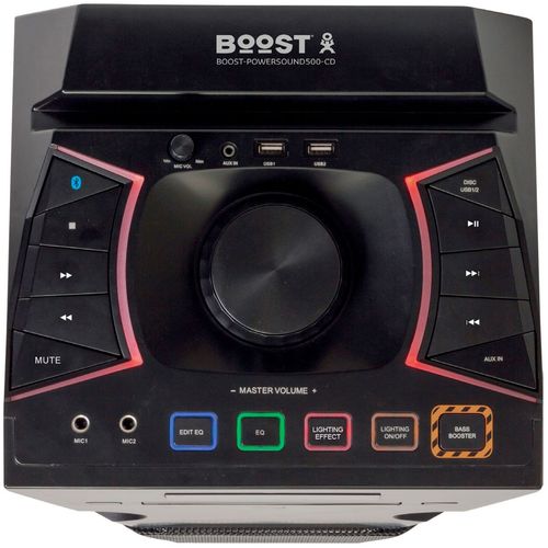 Boost - Aktivan zvučnik - Bluetooth/2xUSB/CD/AUX - 2x10" - 500W slika 2
