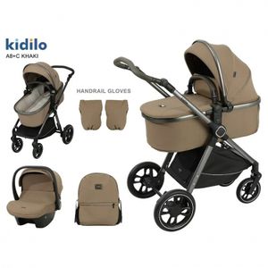 Kidilo Kolica A8+C 3u1, Khaki