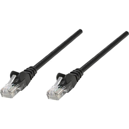 Intellinet 320757 RJ45 mrežni kabel, Patch kabel cat 5e U/UTP 2.00 m crna  1 St. slika 2