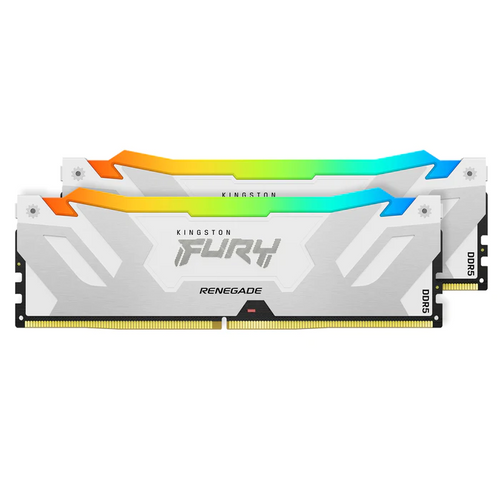 Kingston FURY Renegade RGB White 32GB (2x16GB) 7200MT/s DDR5 CL38 DIMM Kit slika 1