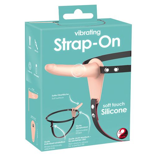 Vibrirajući Strap-On sa bežičnim daljinskim slika 1